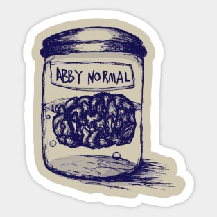 Abby Normal Sticker